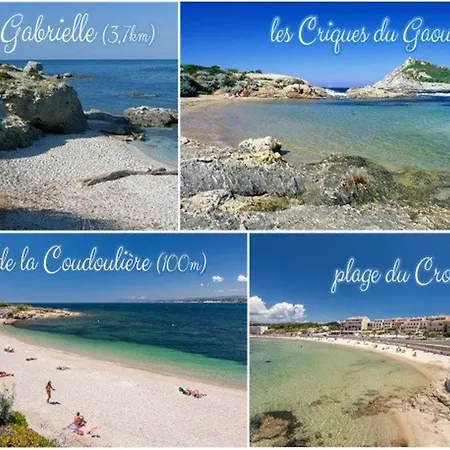 Apartment T3 Avec Parking, Piscine Et Tennis Payants A 200m Des Plages - Wi-fi - Fr-1-316-335 Six-Fours-les-Plages